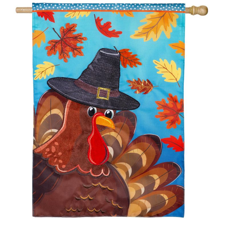 Turkey Time House Flag